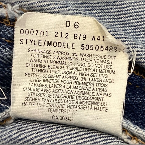 Levis  505 Medium Was Jeans 34/35. Good Condition - Picture 8 of 10